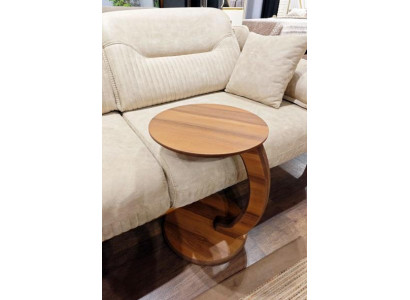 Stolik z wysokiej jakości płyty wiórowej MDF w kolorze brązowym do salonu