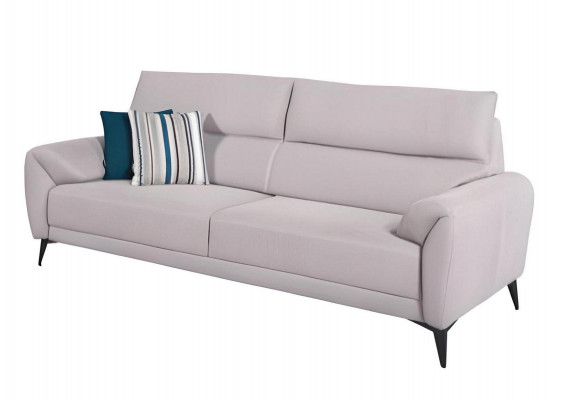 Biała tapicerowana sofa designerskie kanapy sofy z tkaniny meble do salonu