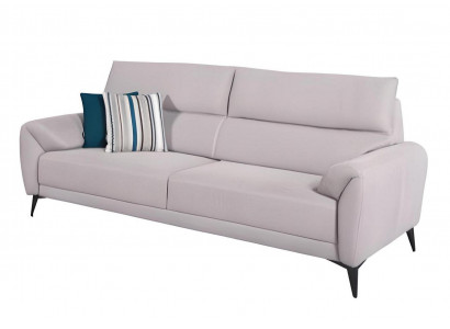Biała tapicerowana sofa designerskie kanapy sofy z tkaniny meble do salonu