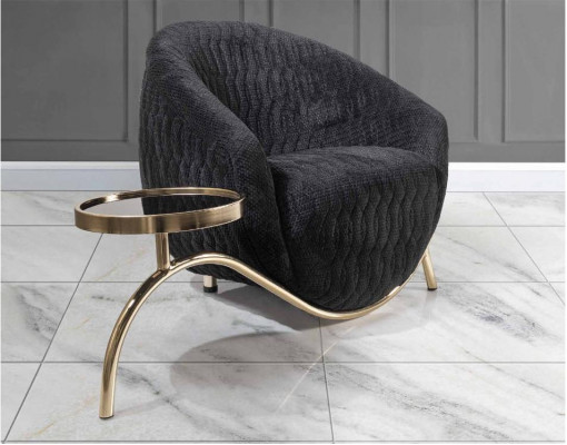 Czarny ClubFotel Designer CocktailFotel Nowoczesny jednomiejscowy Fotel