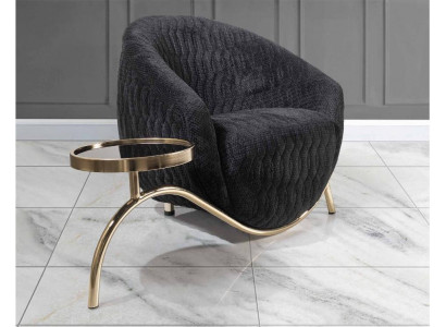 Czarny ClubFotel Designer CocktailFotel Nowoczesny jednomiejscowy Fotel