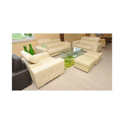 Sofa 3 miejsce do siedzenia Design Sofy Podkładka Kanapy Skóra Relaks Nowoczesna trzyosobowa sofa