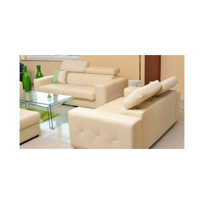 Sofa 3 miejsce do siedzenia Design Sofy Podkładka Kanapy Skóra Relaks Nowoczesna trzyosobowa sofa