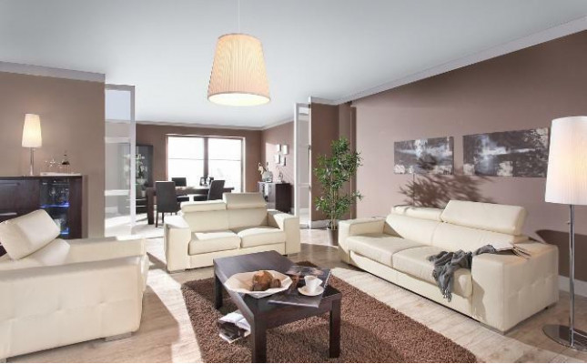 Sofa 3 miejsce do siedzenia Design Sofy Podkładka Kanapy Skóra Relaks Nowoczesna trzyosobowa sofa