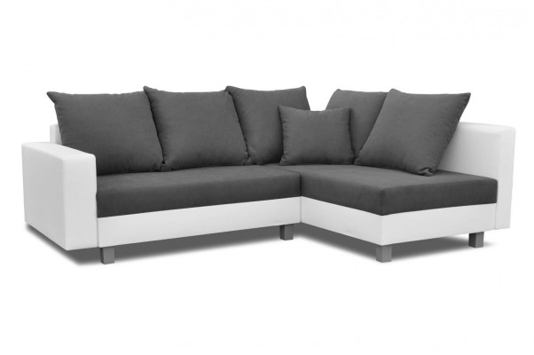 Żywy krajobraz Narożnikowa kanapa Sofa w kształcie litery L kanapa Włókienniczy Skóra podnóżek