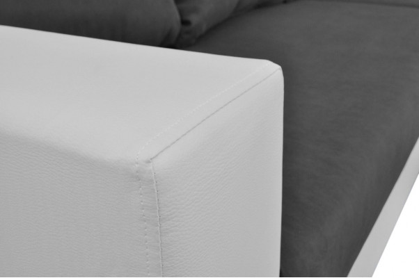 Żywy krajobraz Narożnikowa kanapa Sofa w kształcie litery L kanapa Włókienniczy Skóra podnóżek