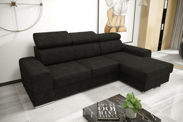 Żywy krajobraz funkcja łóżka Materiał Narożnikowa kanapa Sofa w kształcie litery L Projekt kanapy Włókiennicze sofy
