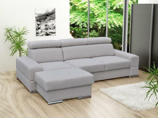 Żywy krajobraz funkcja łóżka Materiał Narożnikowa kanapa Sofa w kształcie litery L Projekt kanapy Włókiennicze sofy