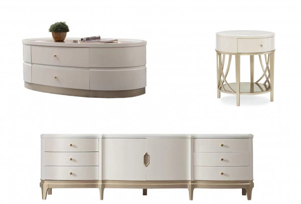 Stolik kawowy stoły do ​​salonu Drewno stolik kawowy Design Biały