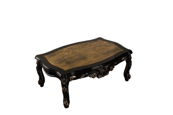 Czarny Barokowy Zestaw mebli sofowy Sofa Kanapa Podkładka Meble Tabela 5szt
