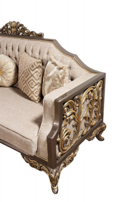Chesterfield Zestaw sofowy z stolikiem kawowym Zestaw wypoczynkowy Podkładka Meble 5-częściowy.