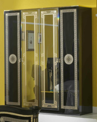 Sypialnia Zestaw Styl Nowoczesne Łóżko Stolik nocny Kredens Łóżko Meble 6 sztuk. Grupa nowa