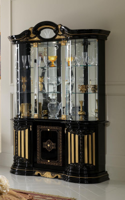 Witryna Gablota Szkło Szafa do salonu prezentuje wysoką szafkę xxl Meble nowe