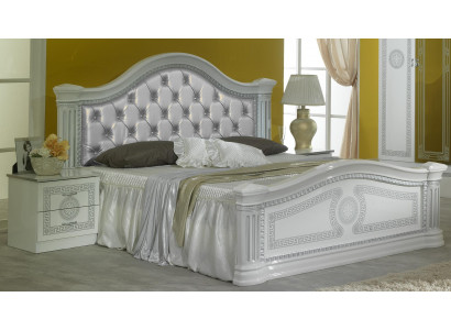 Klasa Sypialnia Zestaw 3szt. Łóżko Podwójne łóżko 2x Stolik nocny Chesterfield
