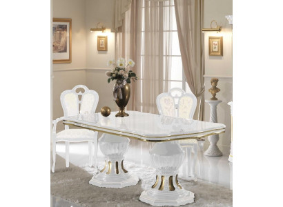 Klasyczny Designerski Stół obiadowy Tabela Salon Włoskie stoły Style Meble