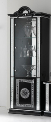 Gablota Drewno Szafa Classic prezentuje salon Drewno Szafki Design Szkło
