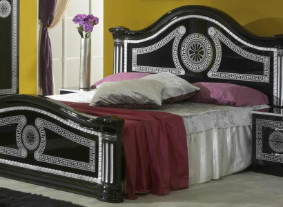 Łóżko Podkładka Classic Podwójne łóżko 180x200cm Drewno Hotel bed Sypialnia Nowość