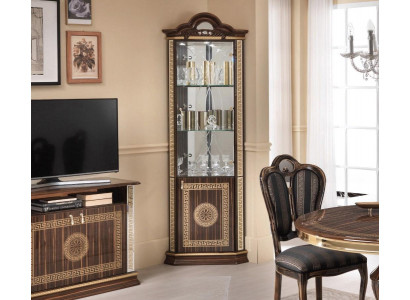 Witryna narożna Szafa Szafka narożna Szafki Meble Projekt witryny szklanej Półki Meble Nowość