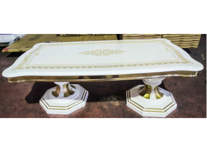 stolik kawowy Design Włochy Meble Tabela Living Room stoły 130x70cm Wysoki Połysk Nowe