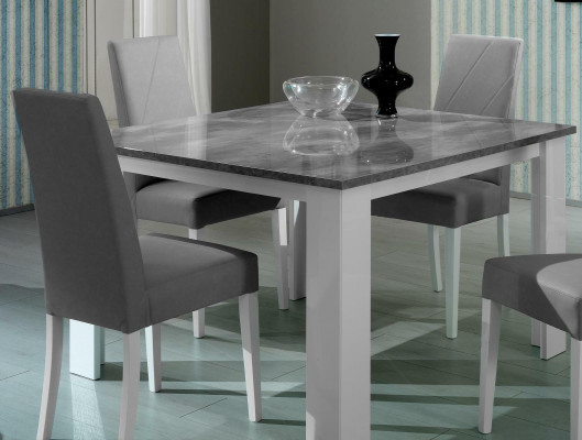 Design Stół obiadowy Square Modern Table jadalnia Drewno stoły