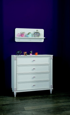 żłobek Modern Credens z Lustro z szufladami Meble Designer Pokój