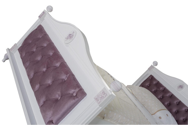 Designerski zestaw do pokoju młodzieżowego Łóżko Szafki nocne Kredens w komplecie 4 sztuki.