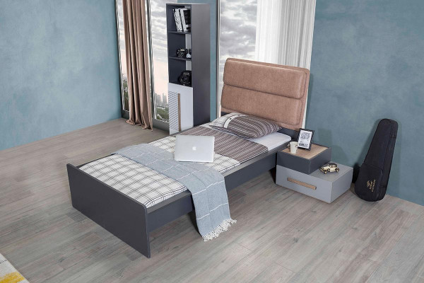 komplet żłobek Łóżko Stolik nocny pokój młodzieżowy nowoczesny design 6 sztuk.