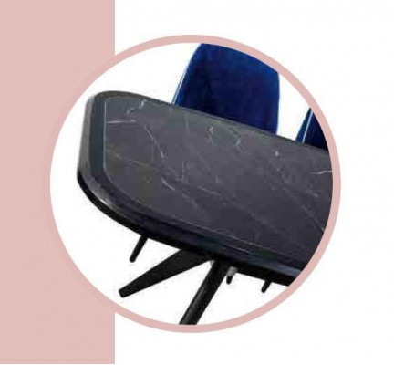 Czarny Stół obiadowy 160x85 jadalnia Tabela stoły stoły Meble Drewno