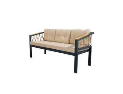 Meble ogrodowe Zestaw sofowy Meble do siedzenia Patio Tabela Sofa Kanapa 4-częściowa. ustawić