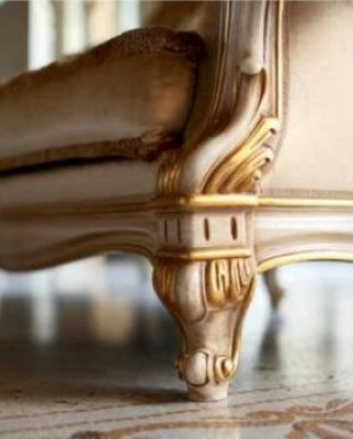 Sofa trzyosobowa Chesterfield 3 miejsce do siedzenia materiałowe sofy salonowe złote