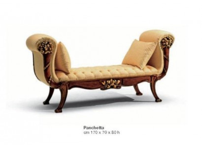 Szezlong Chesterfield szezlong materiał barokowy luksusowy beż