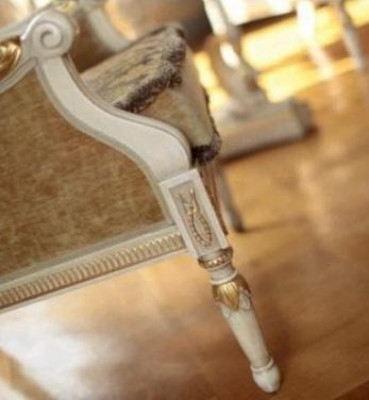 Fotel Luksusowe miejsce siedzące EarsFotel Material Beige Living Room ClubFotel