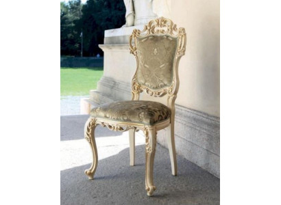 Classic Krzesło Luksusowa jadalnia Fotel miejsce do siedzenia Krzesła Material Beige