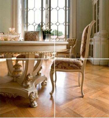 Krzesło do jadalni Krzesło jadalnia Fotel Luxus Krzesło miejsce do siedzenia Material Beige
