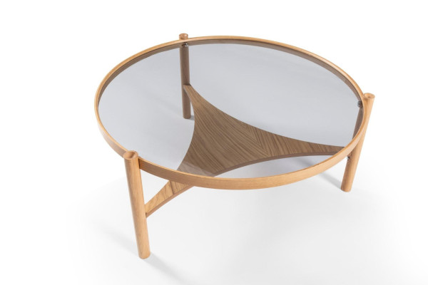 Zestaw do salonu 2 szt. Okrągłe 2x Stoliki do kawy Nowoczesne designerskie meble