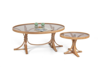 Salon Kompletny 2x Stoliki do kawy Luksusowy Nowoczesny Designerski Tabela Meble