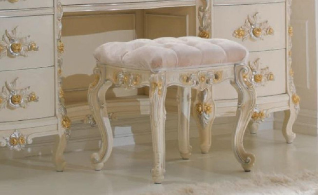 Ławka Stołek Chesterfield Side Luxury Podkładka Sypialnia Baroque