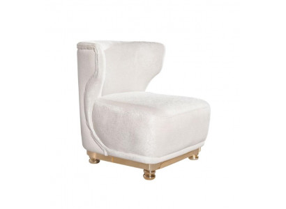 Designerski biały Fotel Living Room Comfort Fotel Podkładka LehnFotel