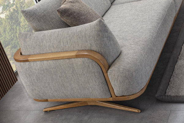 Luksusowa 3-miejsce do siedzenia Sofa Bright Kolor Nowoczesne Meble w Salonie