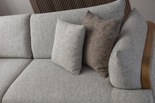 Luksusowa 3-miejsce do siedzenia Sofa Bright Kolor Nowoczesne Meble w Salonie