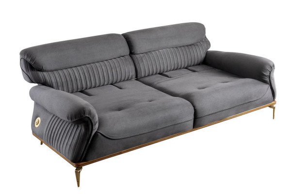 Nowoczesny Szary Kolor 3-miejsce siedzące Sofa Komfort I styl w jednym zestawie