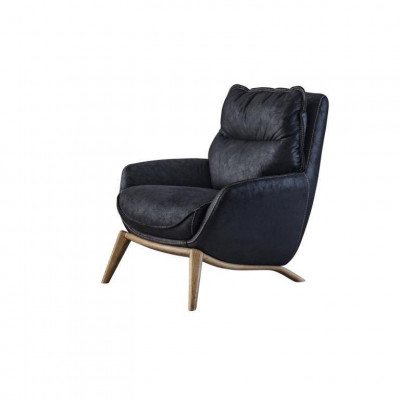 Luksusowy Fotel Nowoczesny design Meble do salonu w kolorze czarnym