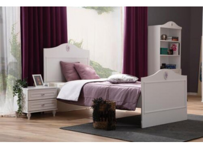 Łóżko młodzieżowe składane Kids Design Modern Biały Łóżko żłobek Nowość