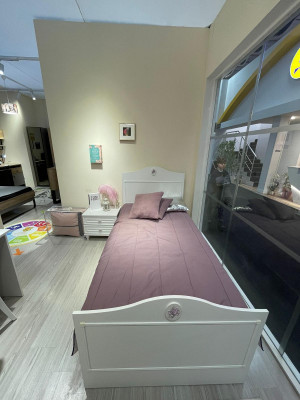 Łóżko młodzieżowe składane Kids Design Modern Biały Łóżko żłobek Nowość