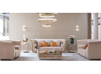 Stolik Luxury Meble Stal nierdzewna stolik kawowy stoły Konsole Design Marmur Nowość