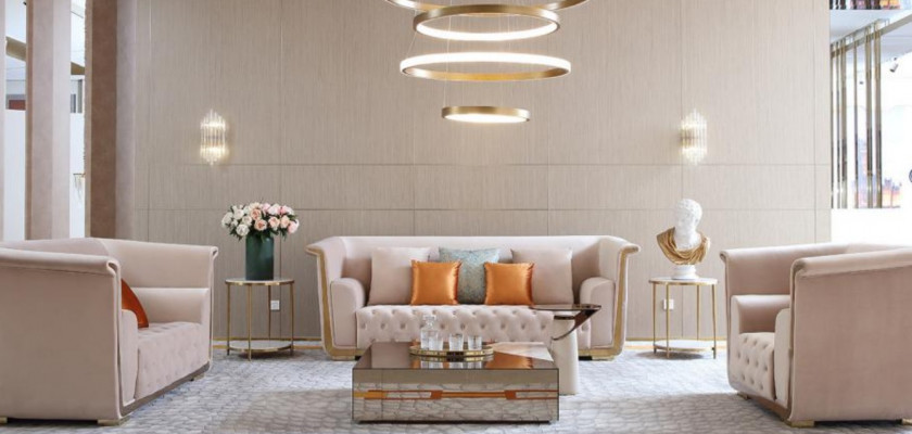 Designerski Nowoczesny stolik kawowy Stolik Sofa Marmur Tabela Szkło Stolik Kawowy Nowość