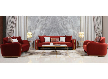 Zestaw sofowy 321 miejsce do siedzenia Zestaw Design Sofa Kanapy Kanapa Luksusowa Grupa Podkładka Nowość