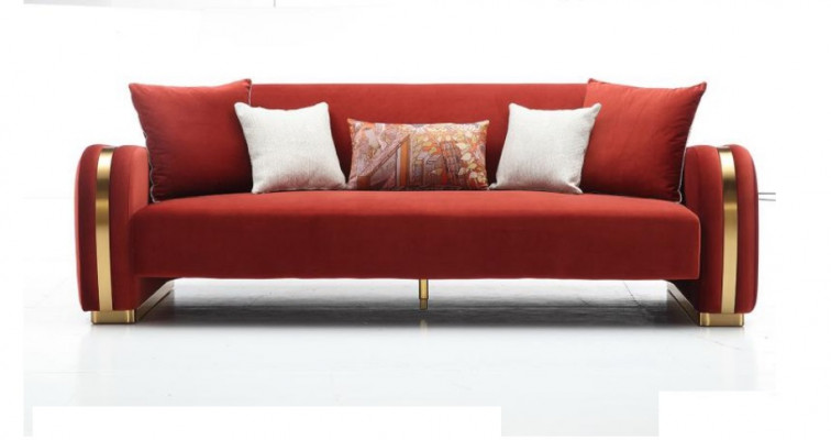 Sofa Trzyosobowa Podkładka Design Sofa Sofa 3-osobowa Siedziba Sofy Włókiennicze Design Sofa Meble Nowość