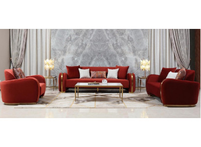 Sofa Trzyosobowa Podkładka Design Sofa Sofa 3-osobowa Siedziba Sofy Włókiennicze Design Sofa Meble Nowość