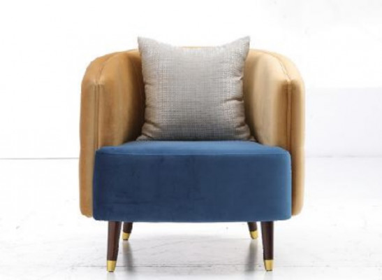 Fotel Couch Podkładka Designer Włókienniczy 1 miejsce siedzące Podkładka Siedziba Kanapy Jednomiejscowe Nowość